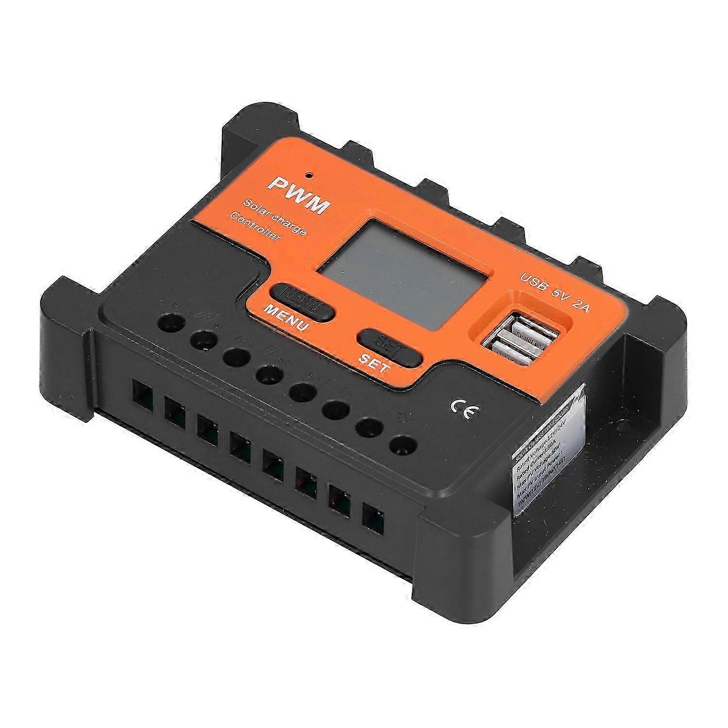 Solar Controller DBS12 ABS LCD Display 3 Stage PWM Charge Discharge Regulator 12V 24V30A