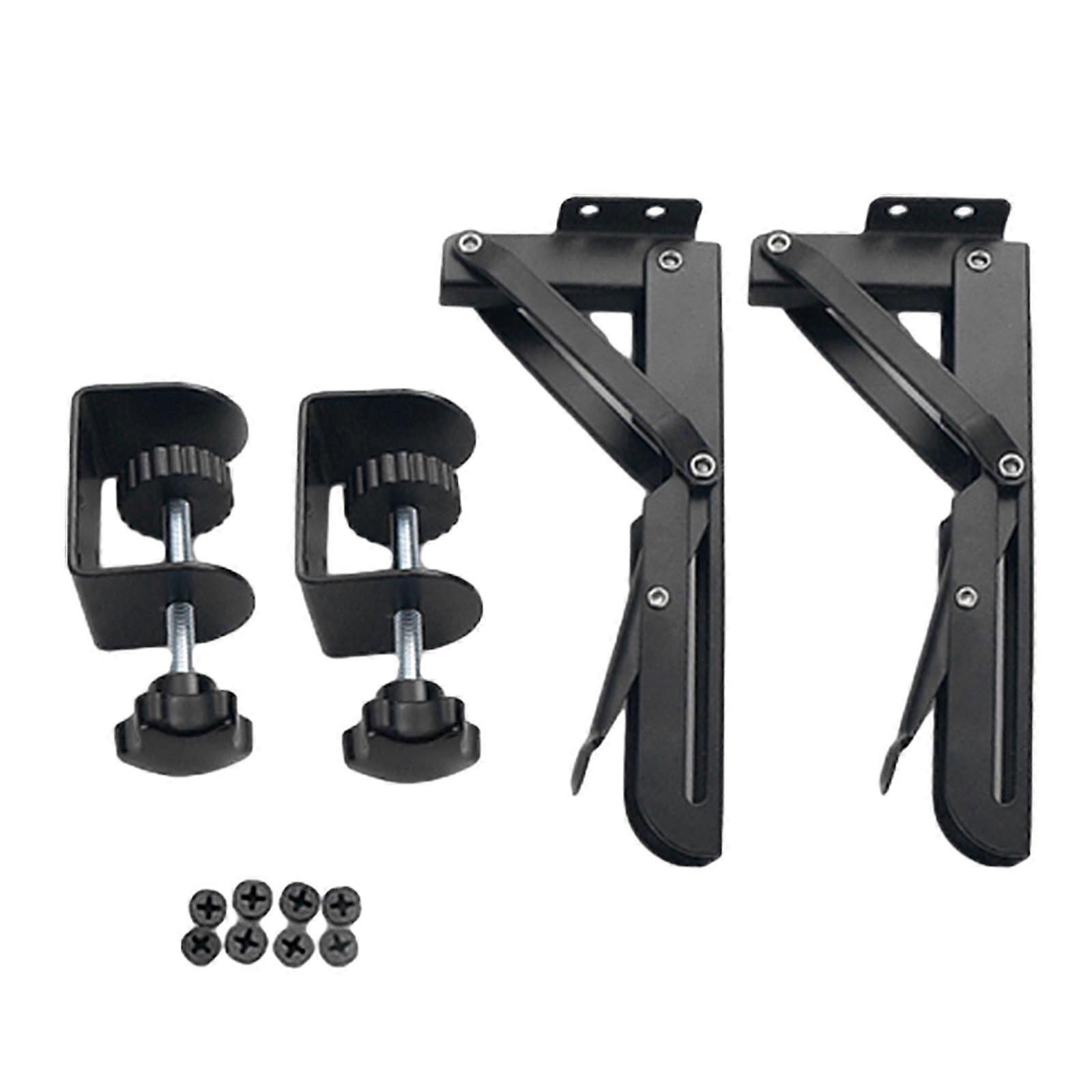 Foldable Bracket Desktop Extension Board Support Computer Mount Plate Extender Arm Stand Keyboard Hand Folding Table