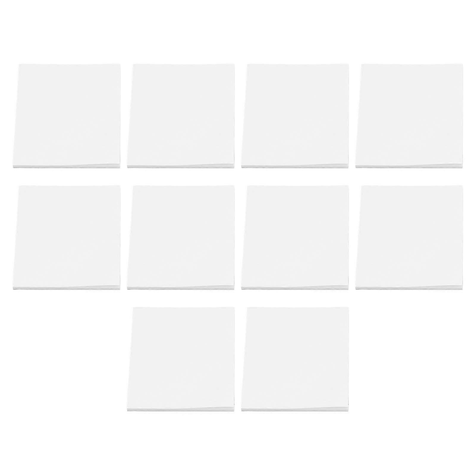 500pcs Total Transparent Sticky Note Pads Waterproof Sticks Firmly Repaste Clear Sticky Notes Glossy Writing Note Pads