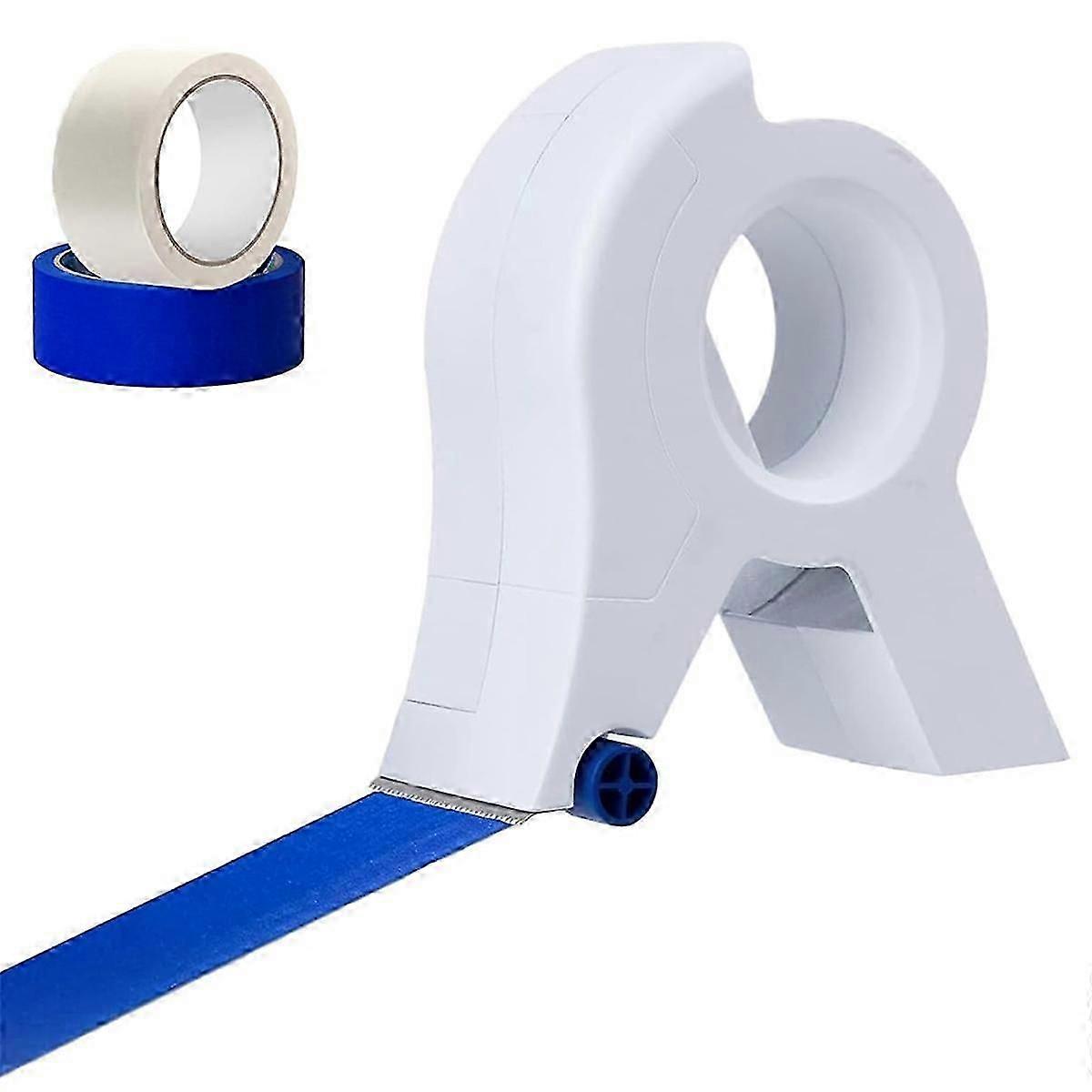 Masking Tape Applicator with 2Pack Each 1.4 Inch Tape Painters Tape Dispenser for Window Trim Door