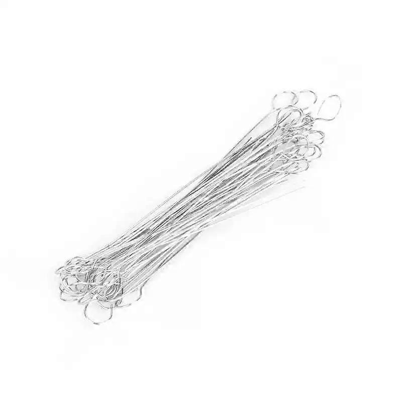 50Pcs/lot Reusable Inoculating Loop Holders Nichrome Needle Tips Inoculation for Laboratory