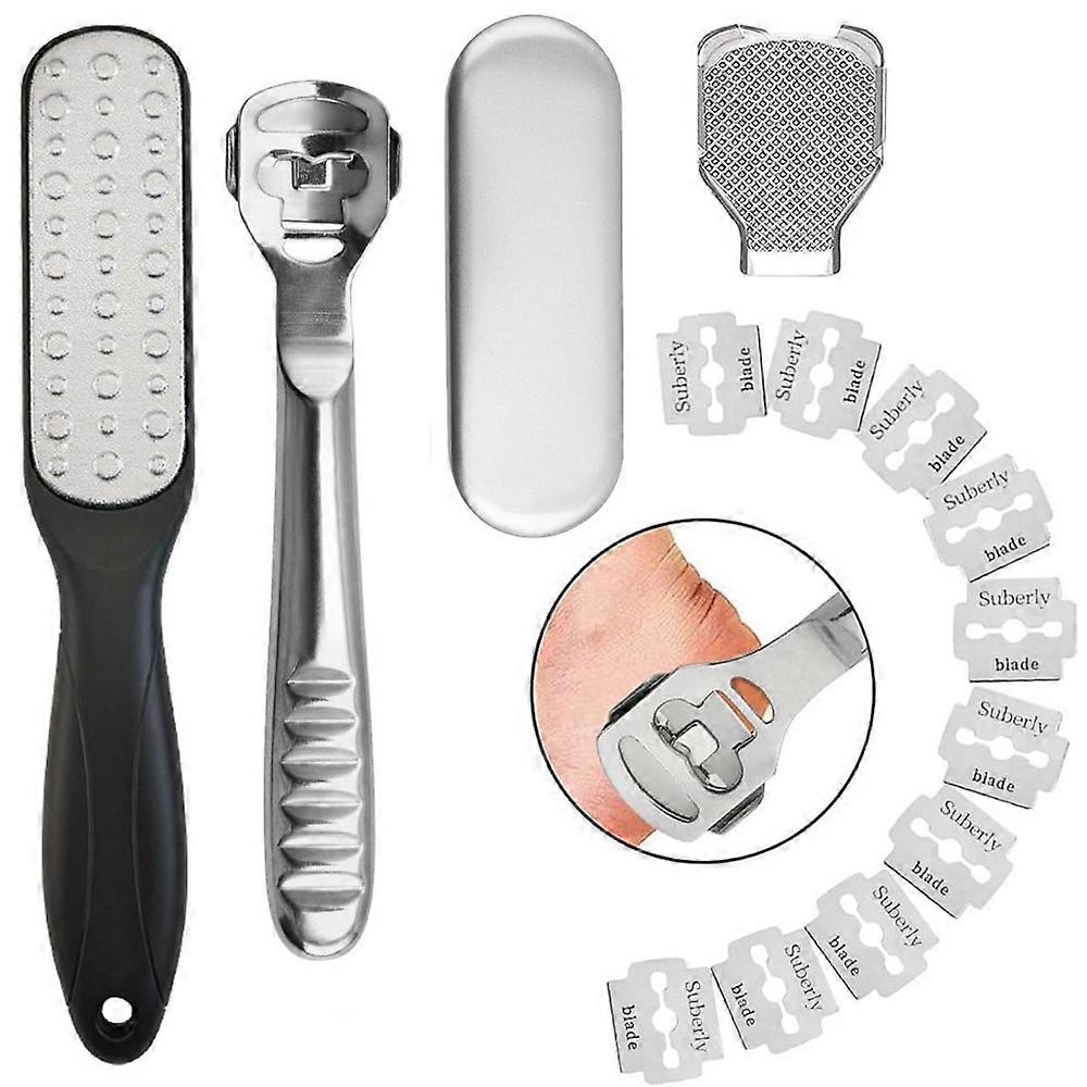 Foot Care Deluxe Set, Durable And Stylish Tinplate Case, Portable And Practical For Home Use, Ergonomic Tools For Comprehensive Care, High-Quality