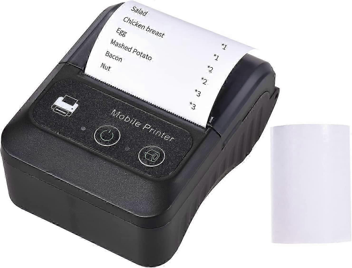 Portable Wireless Bt 58mm 2 Inch Receipt Printer Mini Usb Pos Mobile Printer Esc/pos Print Command Compatible With Android/ios/wi