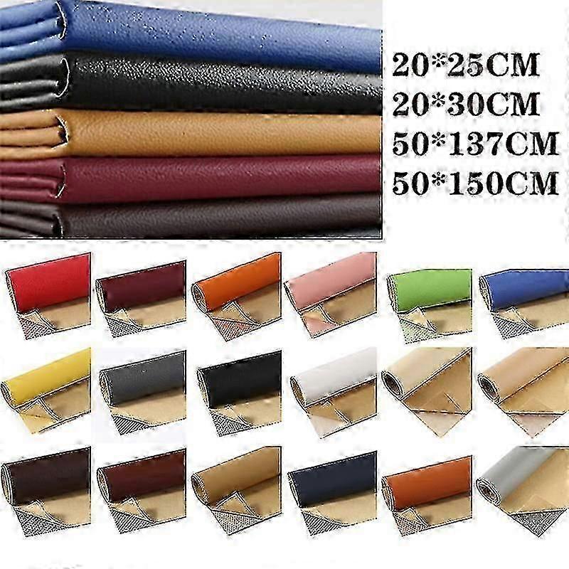 Patch de réparation en cuir autocollant pour meubles, siège d’auto, canapé - Vinyle en similicuir à fixation rapide