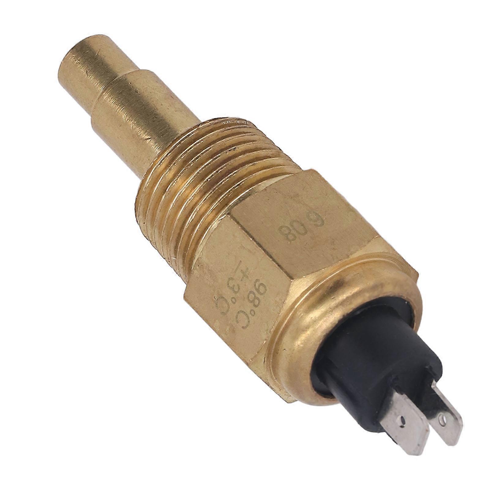 Oil Water Temperature Sensor Diesel Engine Coolant Temperature Transducer 1/2NPT Thread 6‑24V