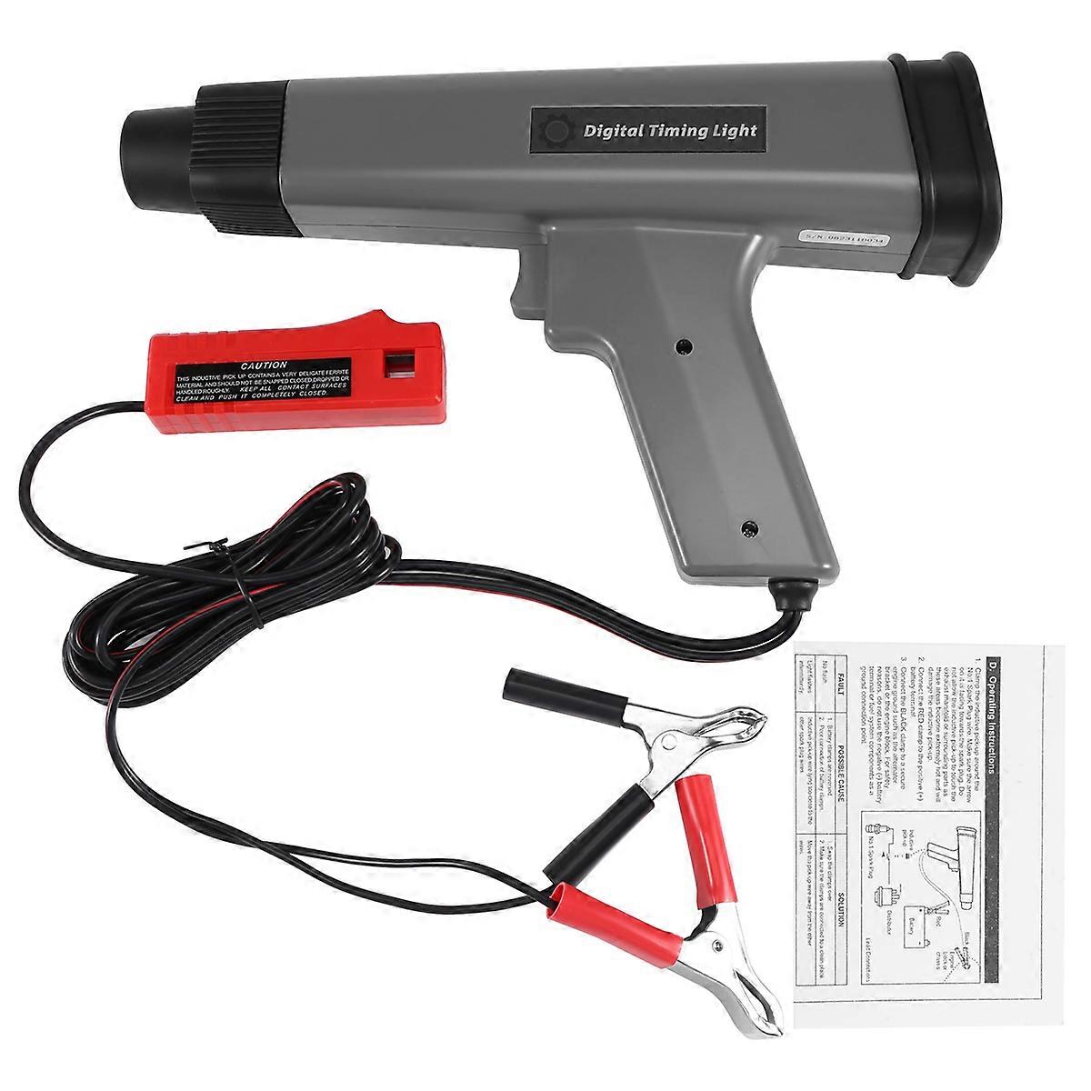 12V Engine Timing Light with LED Display Ignition Timing Strobe Light