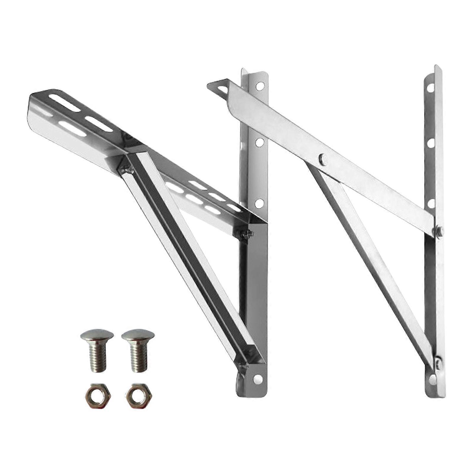 Outdoor Wall Mounting Bracket for Ductless Mini Split HVAC Compressor, Heat Pumps System Heavy Duty Wall Mount Bracket