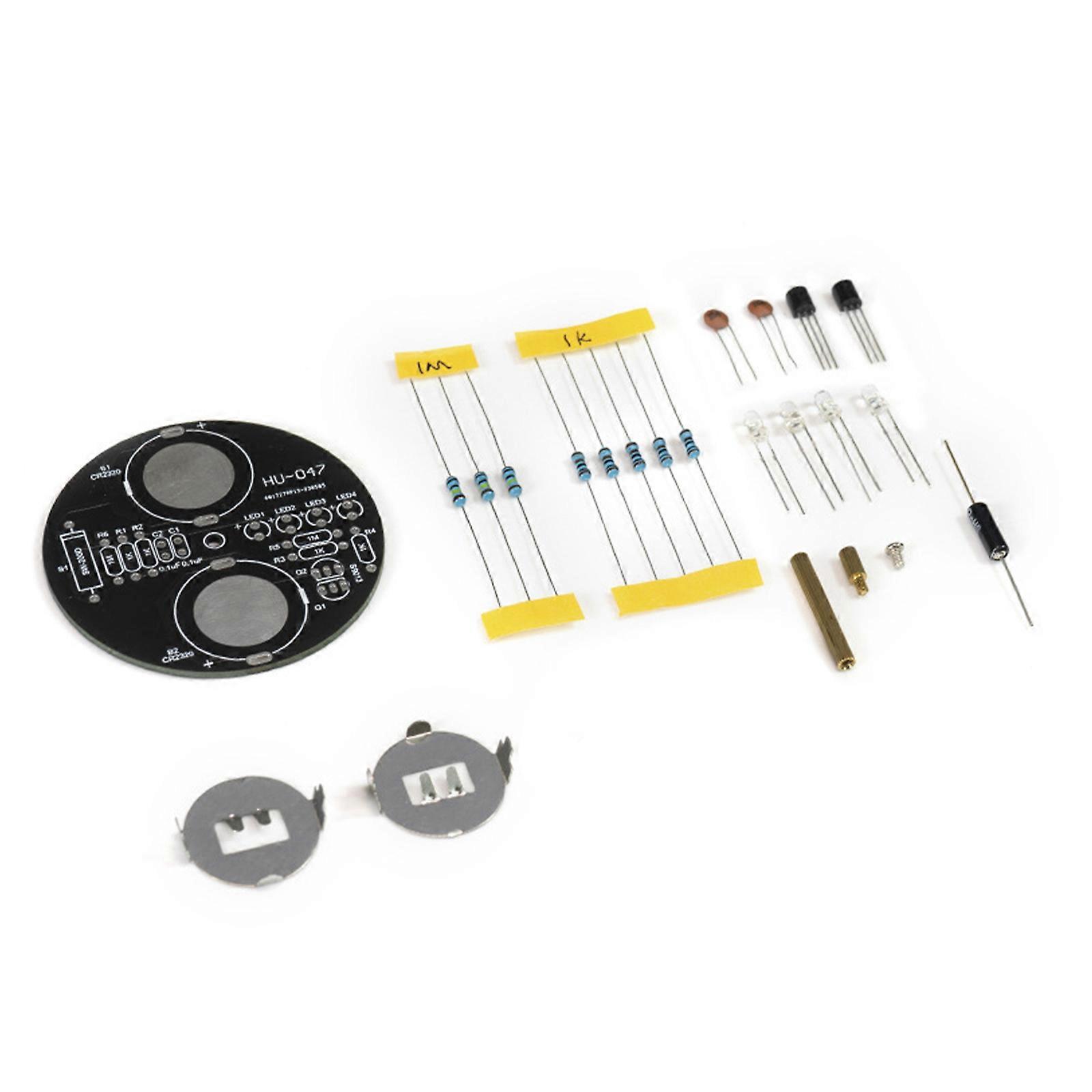 Engaging LED Gyroscopic Spin Top DIY Set Develop Creativity and Manual Soldering Practice Easy Assembly