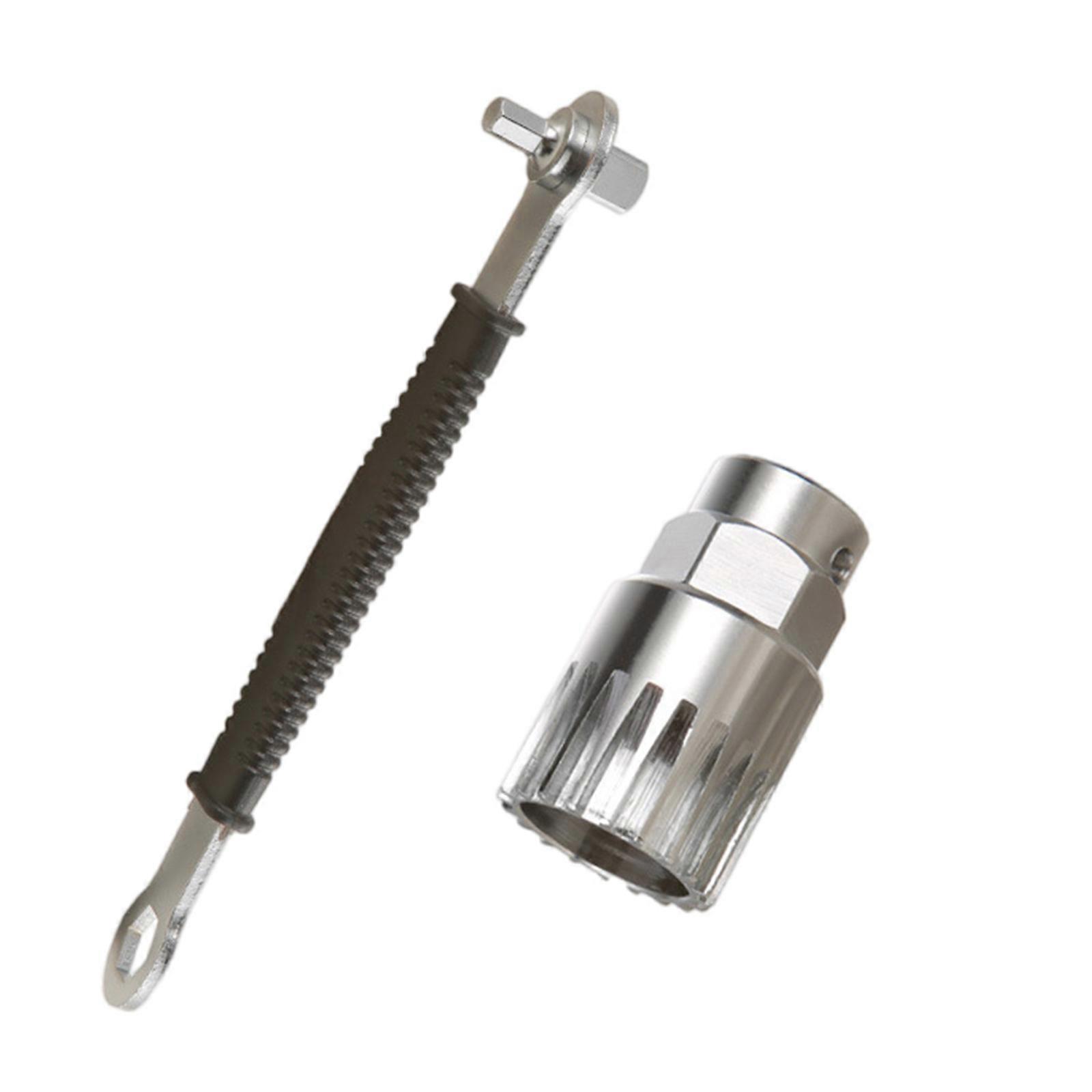 Bicycles Cassette Removal Tool Bicycles Bottom Bracket Removal Sleeve Tool Cassette Lockring Tool for Repairing Bikes