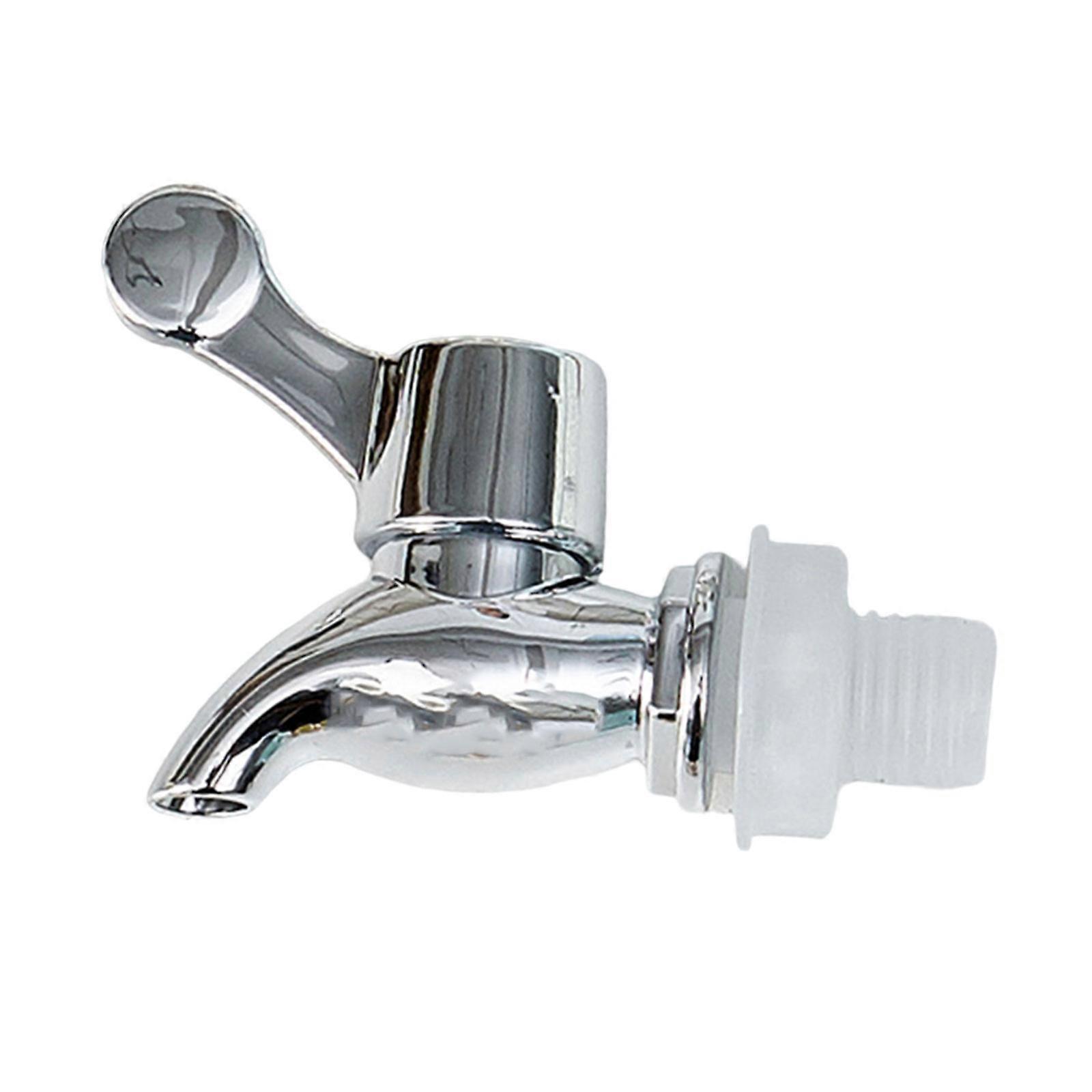 Gold Finish Barrels Tap Simple Installation  Wine Barrels Tap with Precisions Flows Suitable For Various Bag Type  bright silver