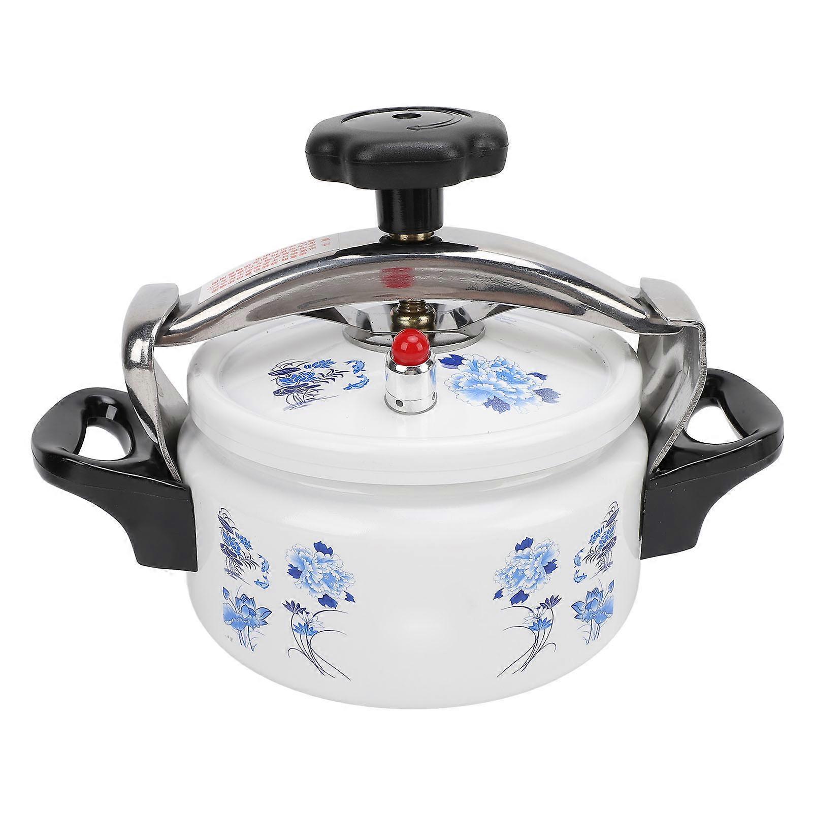 Pressure Cooker Universal Compound Bottom Easy to Open and Close Aluminium Pressure Canner for Gas Cooktops Flat Top Cooktops Induction Cooktops 1.5L