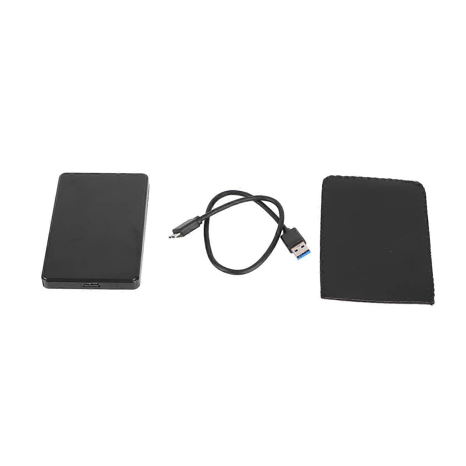 W25Q730M 2.5'' USB3.0 For SATA Mobile Disk Box Case HDD Enclosure Free Screw Support 2TB(Black) (Not Inclube Hard Disk)