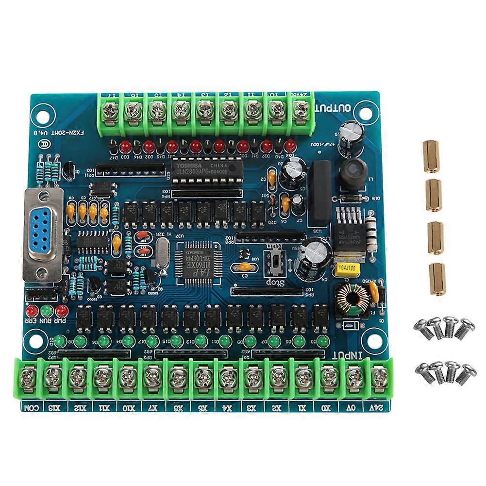 Industrial Programmable Control Board FX2N-20MT 12 Input 8 Output 24V 0.5A