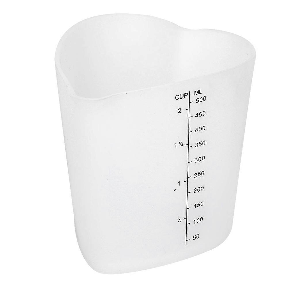 Thickness 500ml Cup High Temperature Resistance Silicone Measuring Cup