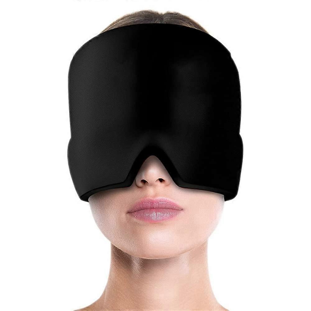 Cooling Micro Weighted Elastic Blackout Sleep Eye Mask for Travel Reusable