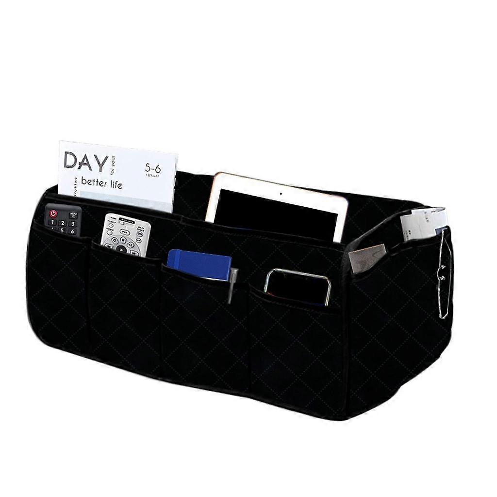 Sofa Armrest Hangable Bag with 14 Pockets Bedroom Dormitory Sofa