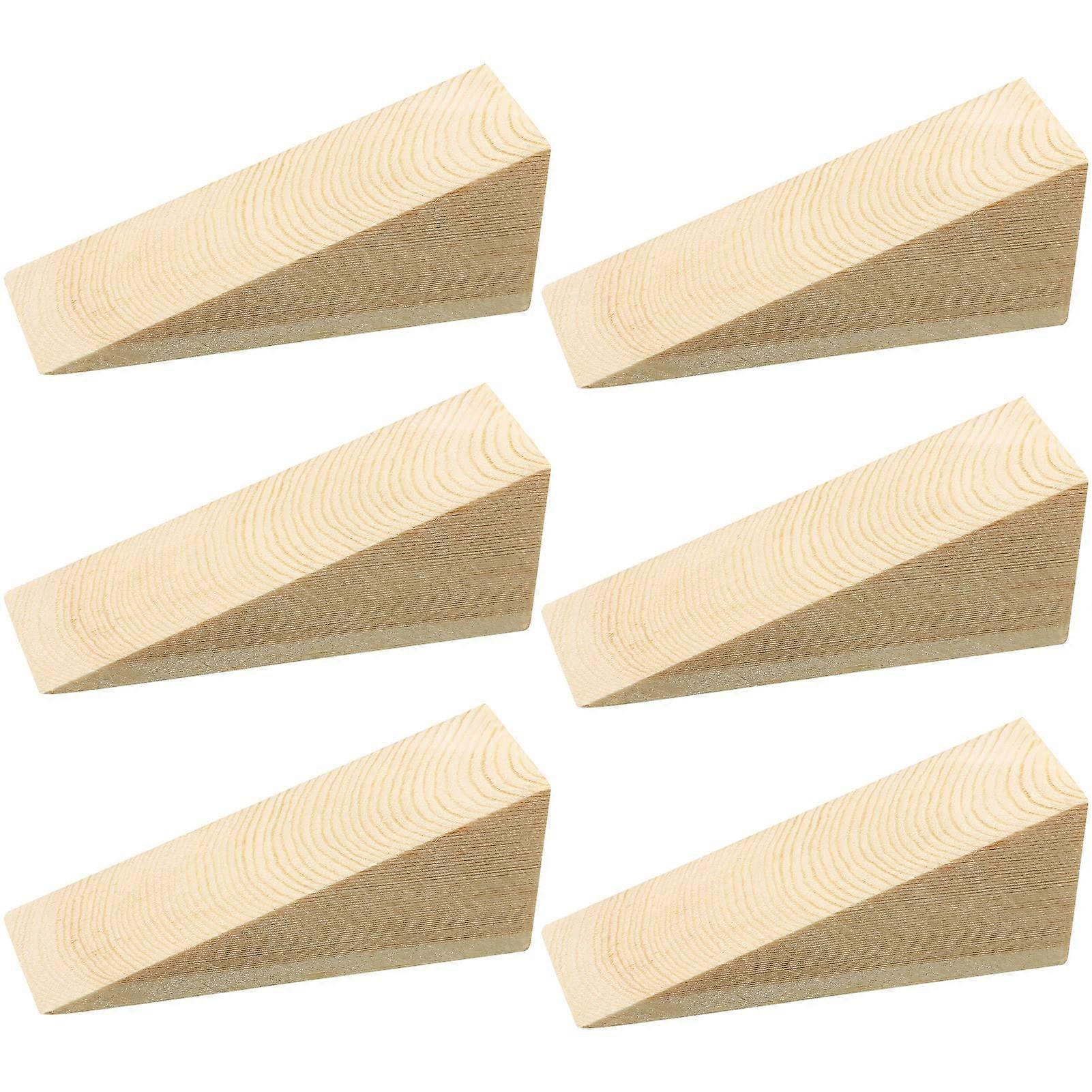 Wooden Door Stopper Kama Kamayan Fireman Firefighter 10-Pack Solid Block for All Surface Compatibility