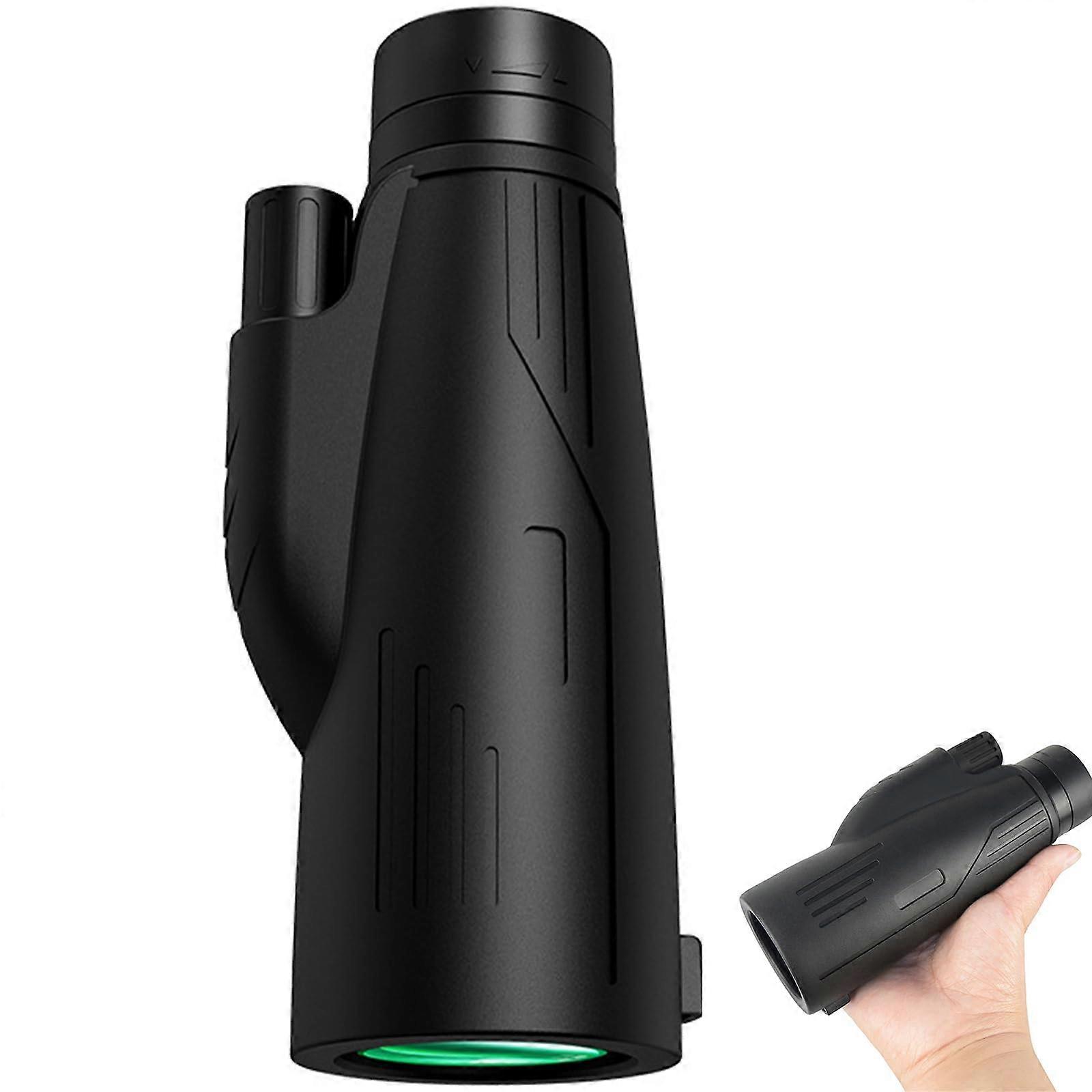 Monocular for Smartphone Adapter, Handheld Telescope with Tripod for Bird Watching Camping Travel