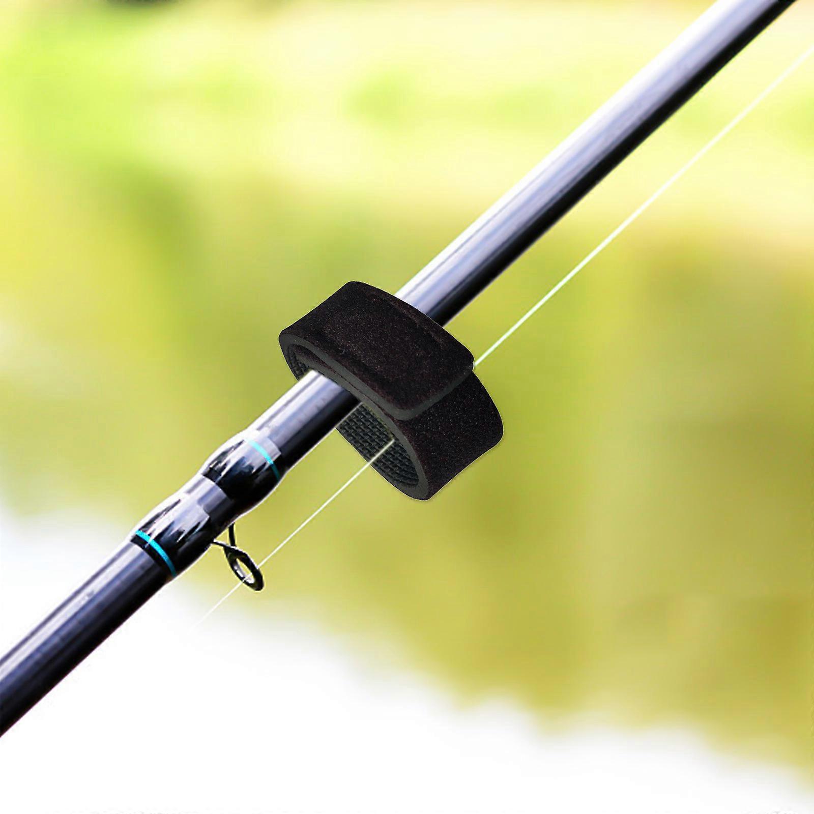 Fishing Rod Belt Stretchy Wrapping Suspender Pole Hook Loop Design Fishing Rod Tackle DD