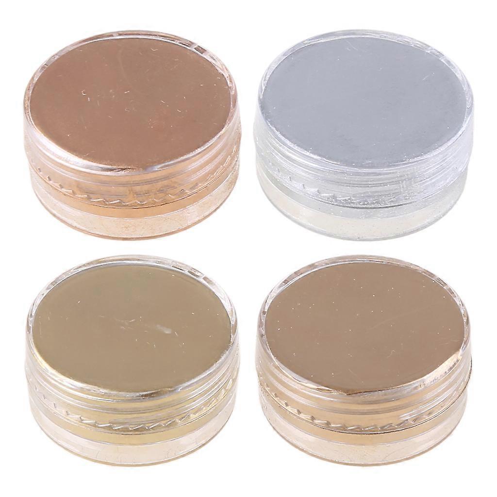 4 Colours Mica Powder Pearlescent Color Slime Pigment Powder for DIY Soap Making Nail Polish Slime Colorant A