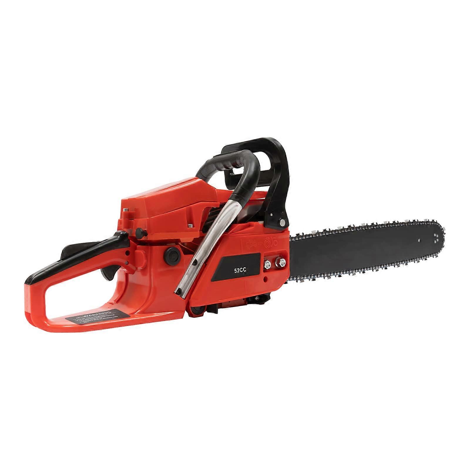 52cc Gas Chain Saw with 20 Inch Guide Bar, 2.2KW 2-Stroke Engine for Heavy-Duty Cutting Tasks