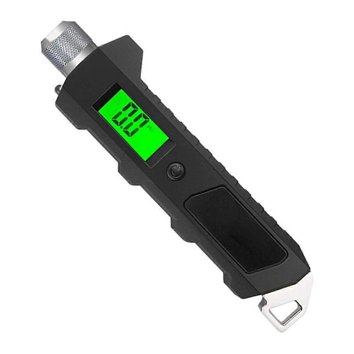 Car Tire Pressure Gauge LCD Digital Display Tire Pressure Gauge with Flashlight for Car Truck Moto
