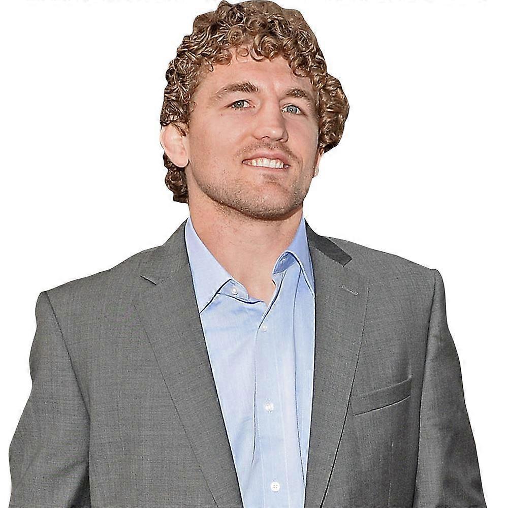 Benjamin Askren (grijs pak) Half Body Buddy uitsparing