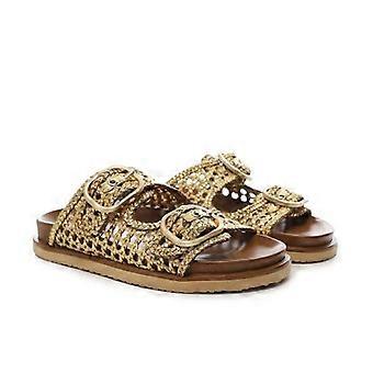INUOVO Raffia Slider Sandals