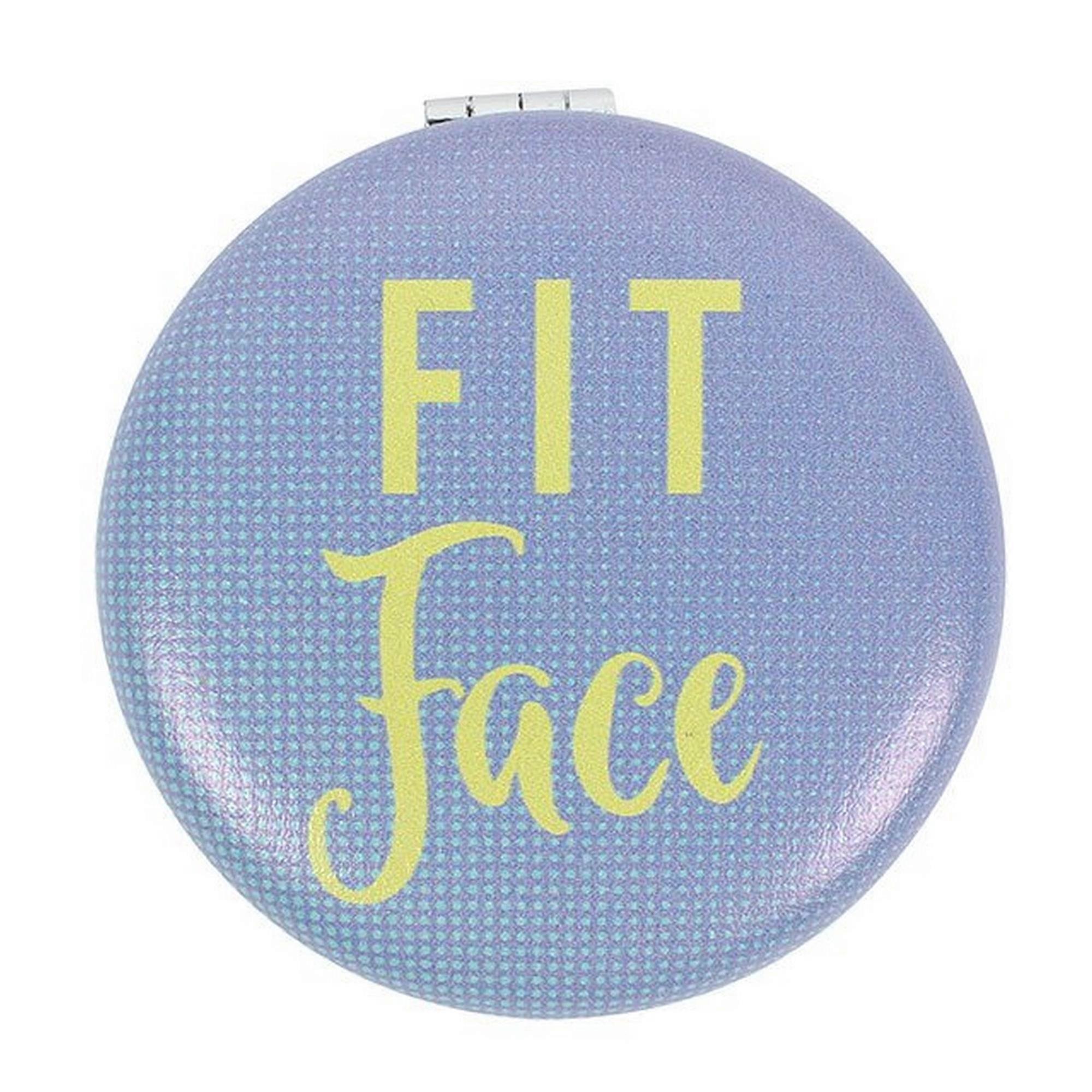 Something Different Fit Face Compact Mirror One Size Blue/Yellow