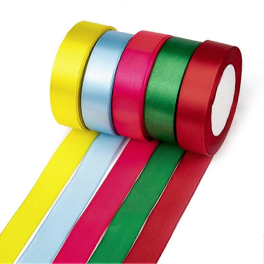 1Group Mixed Color Satin Ribbon