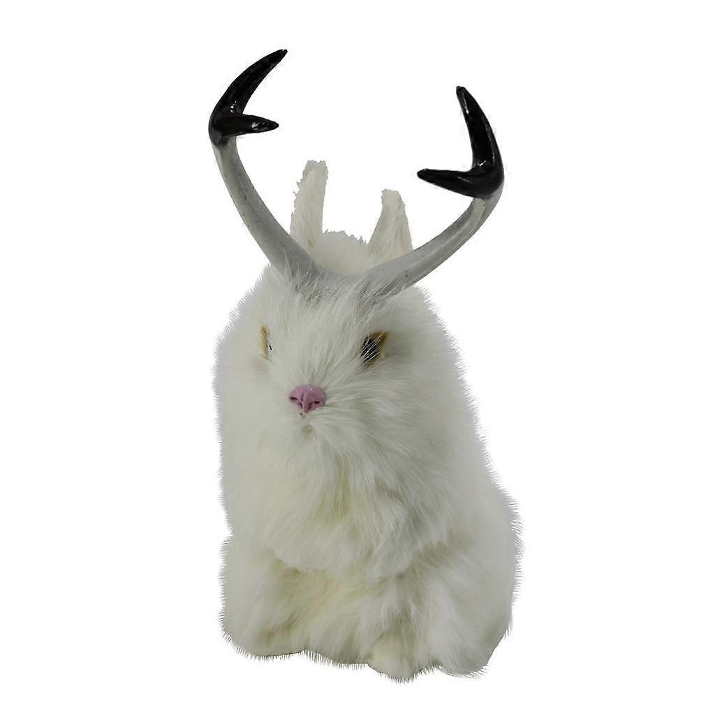 Artificial Easter ry Animal Figurine Grey