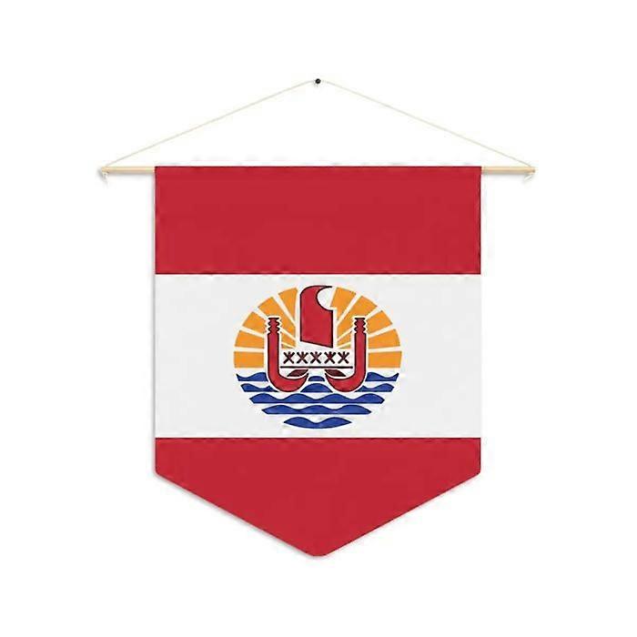 Flag - French Polynesia - 30 x 45 cm - Polyester - Double-sided print - Included accessories