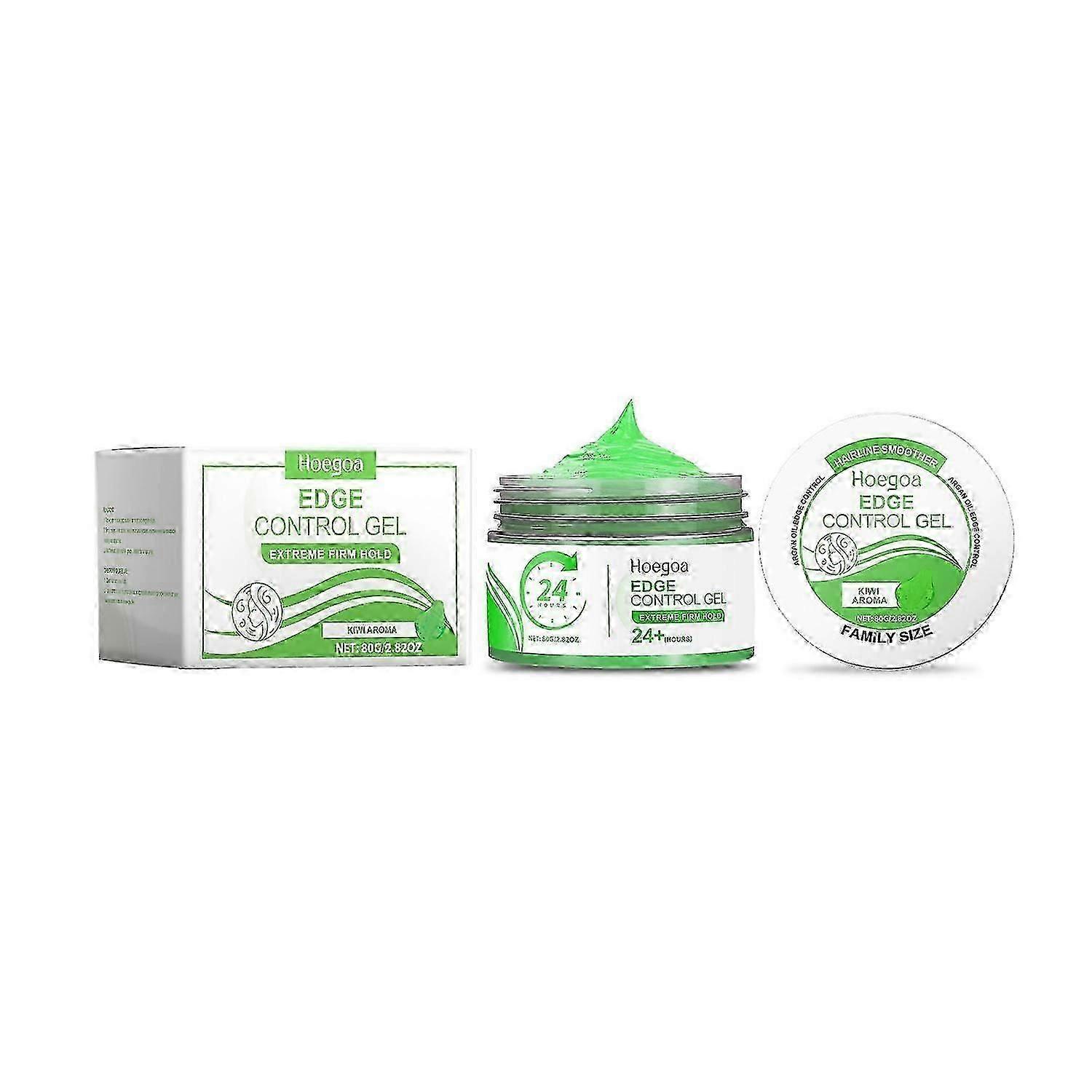 Hoegoa Green Kiwi Setting Gel Long-lasting Bangs Natural Setting Refreshing Oil Control Gel