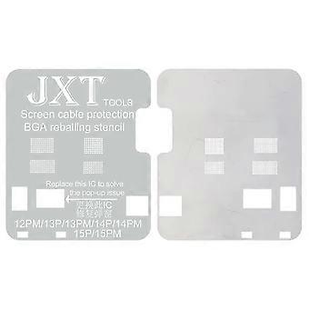 JXT TOOLS Kabelbeschermingsschild BGA-reballingstencil voor 12PM/13P/13PM/14P/14PM/15P/15PM