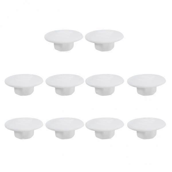 60-Piece White Hex Socket Bolts - M5 Size, Multipack