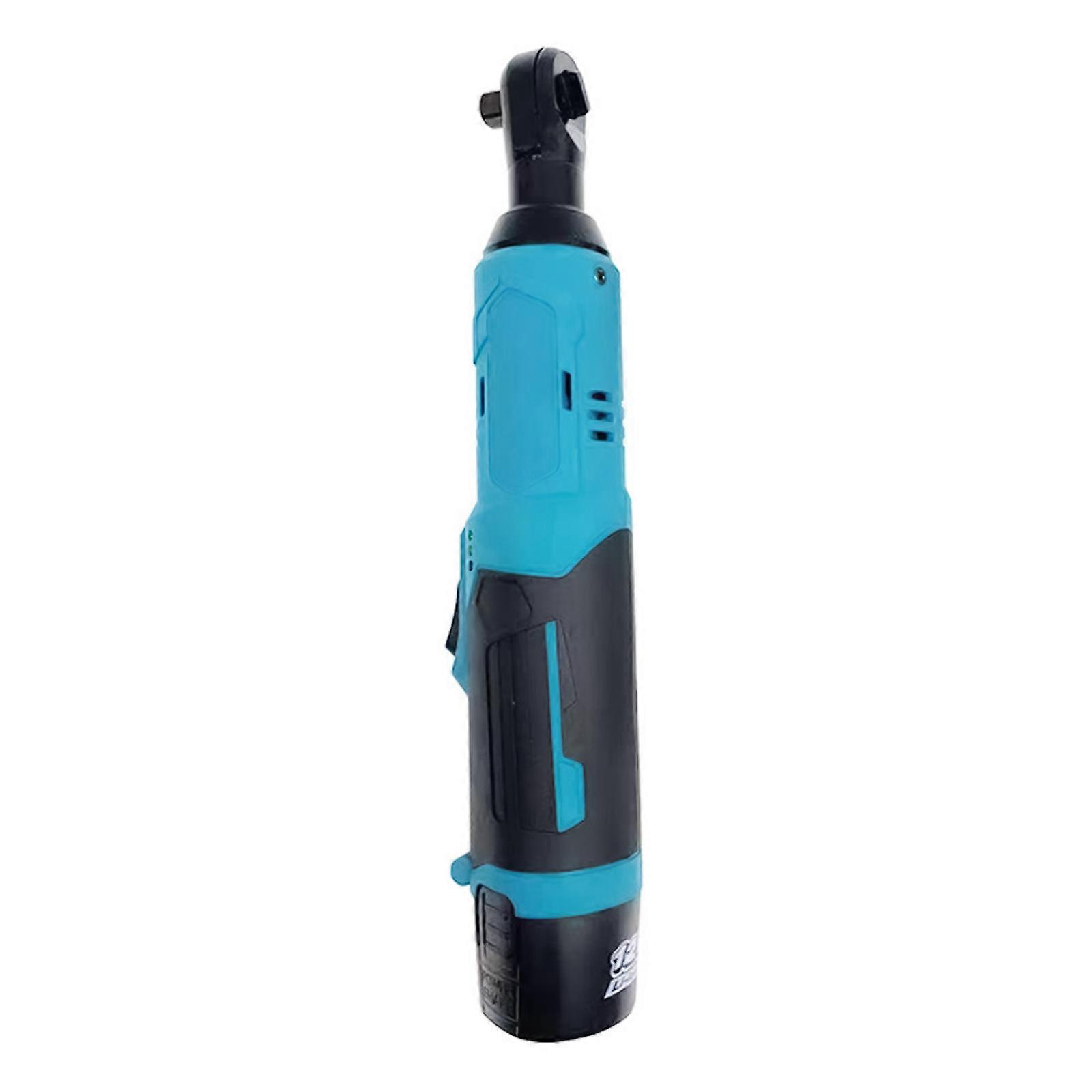 Cordless 12V 3/8 Inch Electric Wrench with LED Power Display & double Cooling Motor Portable Electric Ratchet Not Slip