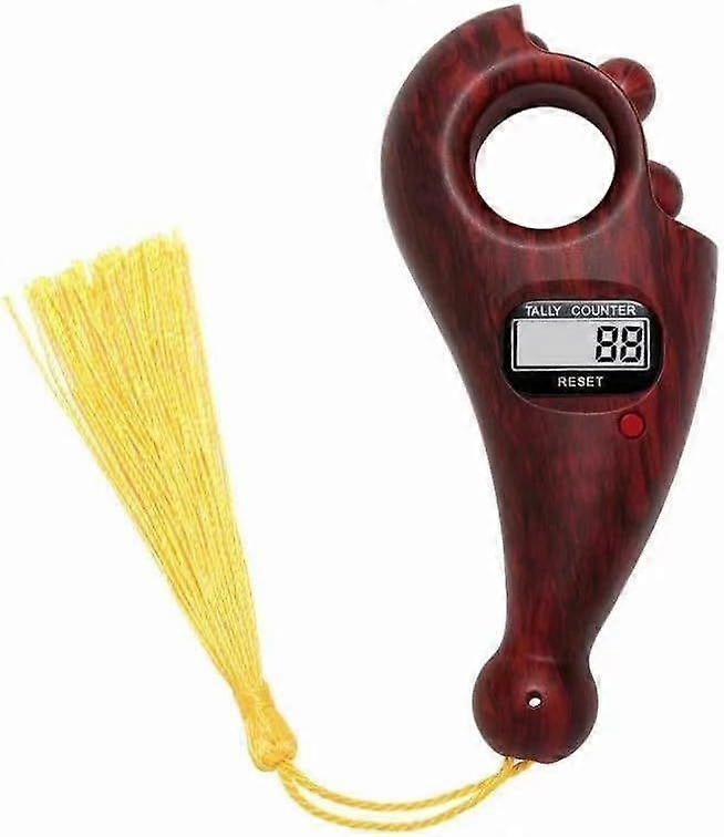 Digital Tasbih Handheld Finger Counter Muslim Islamic Rotating Digital Tasbeeh Electrical Prayer Beads Tally Counter