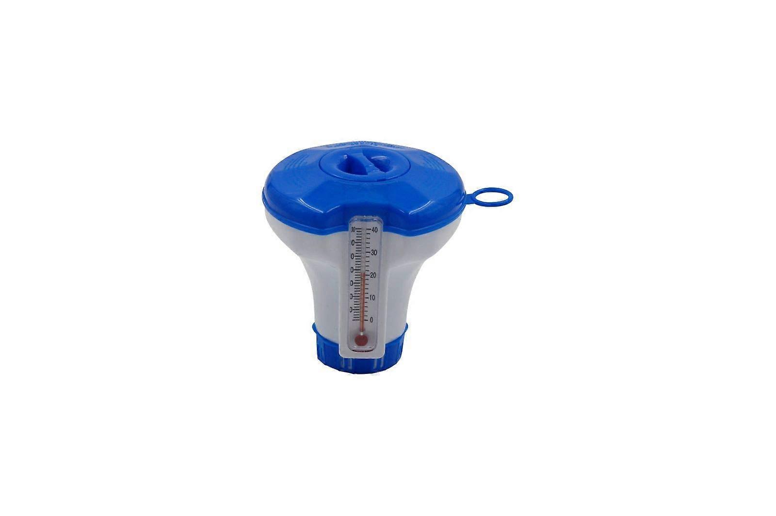 Pool Dosing Float for 20g Tablets with Built-In Thermometer, Durable Design, Ideal for Above Ground Pools and Spas
