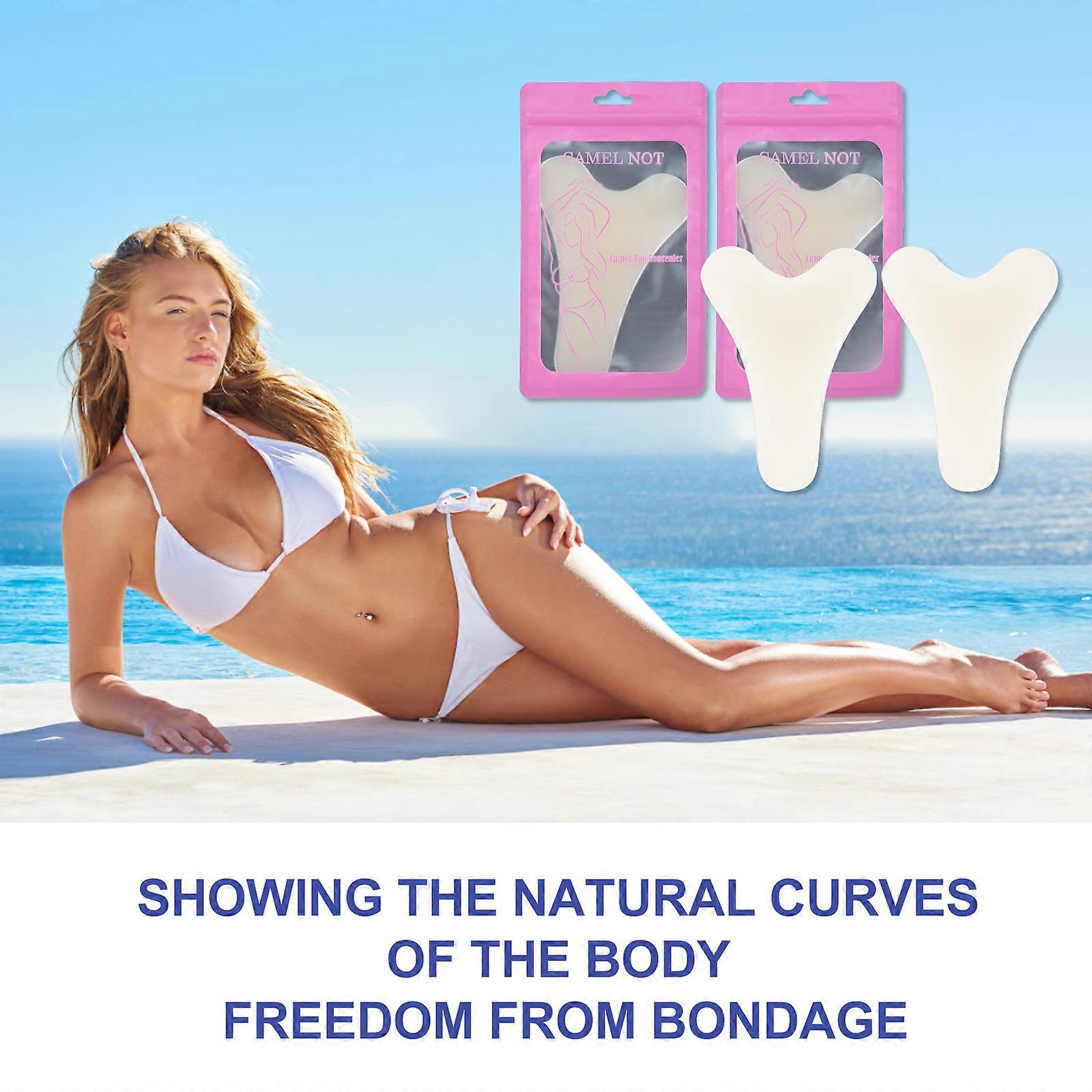 Camel Toe Concealer Traceless Invisible Adhesive Silicone for Women Leggings Swimwear Activewear