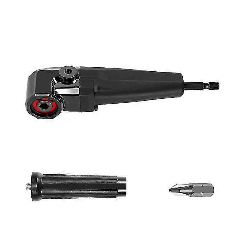 90° Right Angle Extension Driver Drilling Angle Adapter-Black