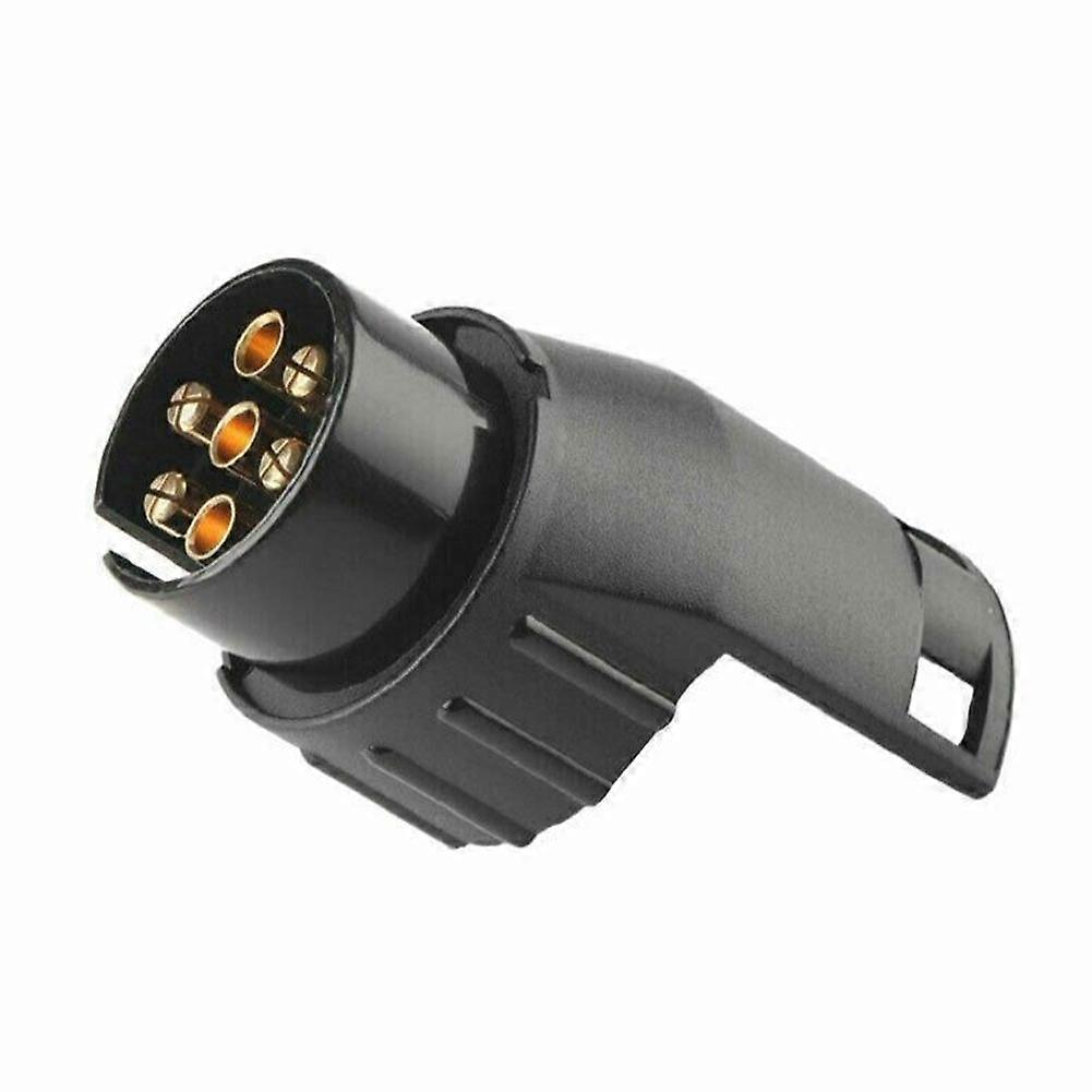 Socket (A)$ European 7P to 13P mini adapter RV trailer plug socket 7 to 13 conversion head