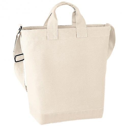 Bagbase Canvas Daybag / Hold & Strap Shopping Bag (15 Litres) (Pack of 2)