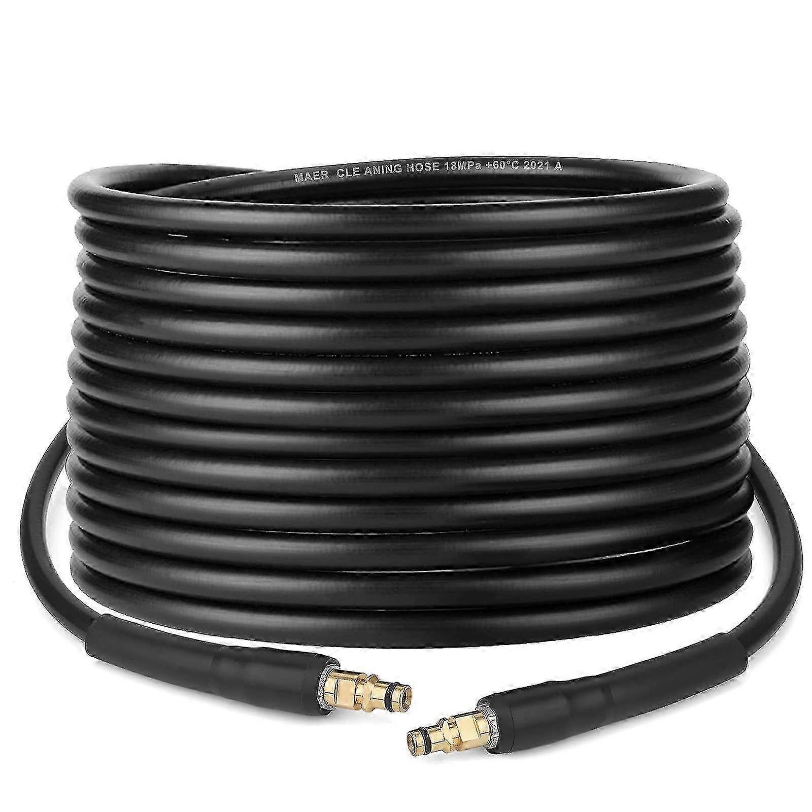 10m High Pressure Replacement Hose Extension Hose For Compatible Pressure Washer Models K2, K3, K4, K5, K6, K7 with Click Plug Quick Connect