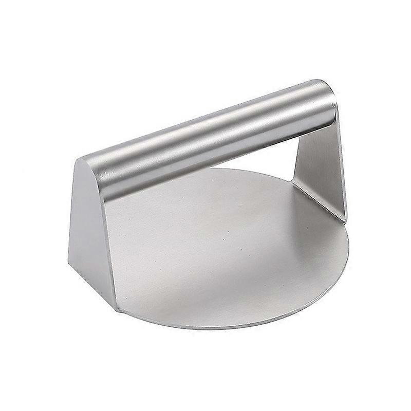 Hamburger Press - Diameter 14 cm - Stainless Steel - Press Panel Thickness 1.5 mm - Grill Press Hamburger Smasher