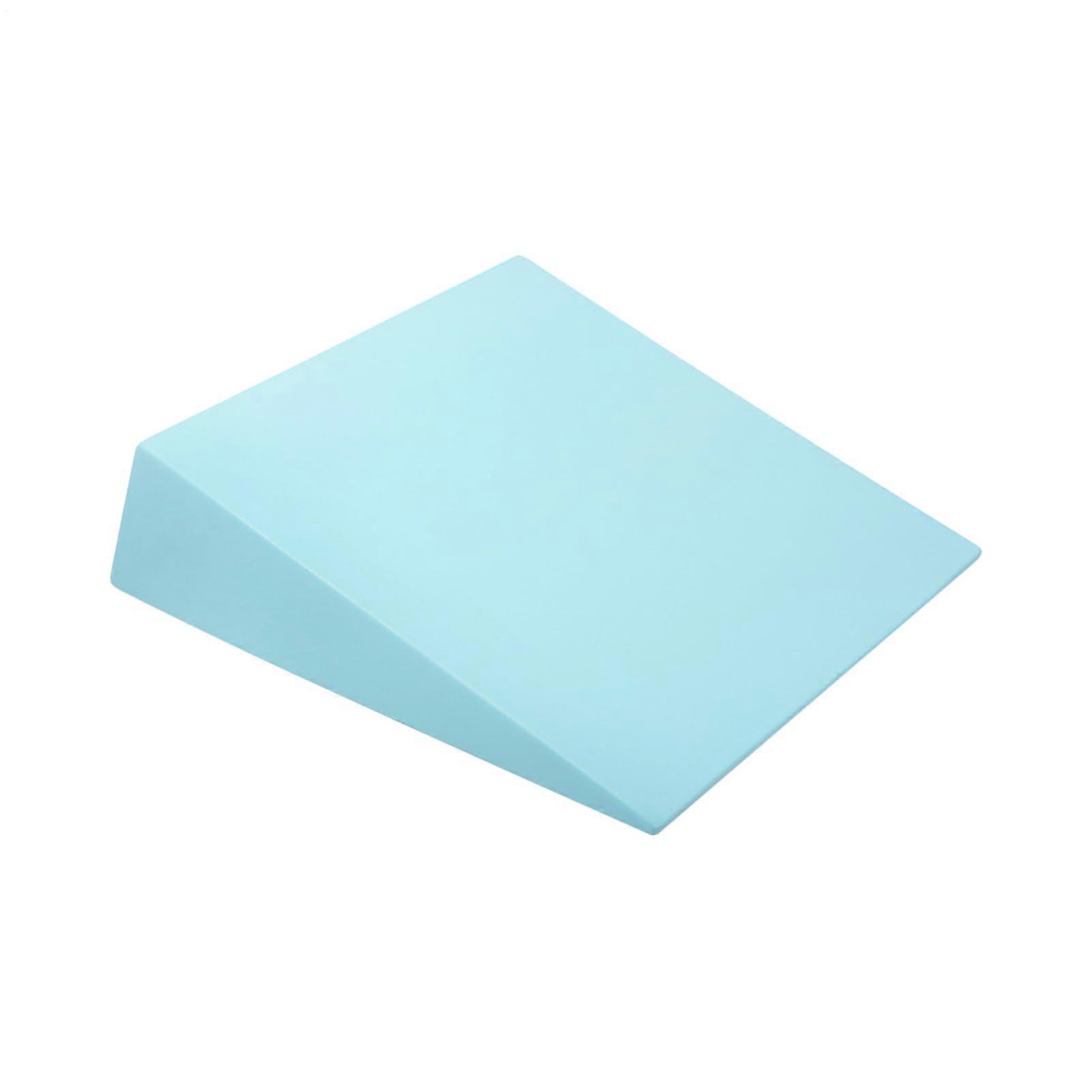 Knee Squat Wedge Non-Slip Incline Yoga Board, 32.5 x 30 x 9 cm, High-Density Foam, Portable, Blue