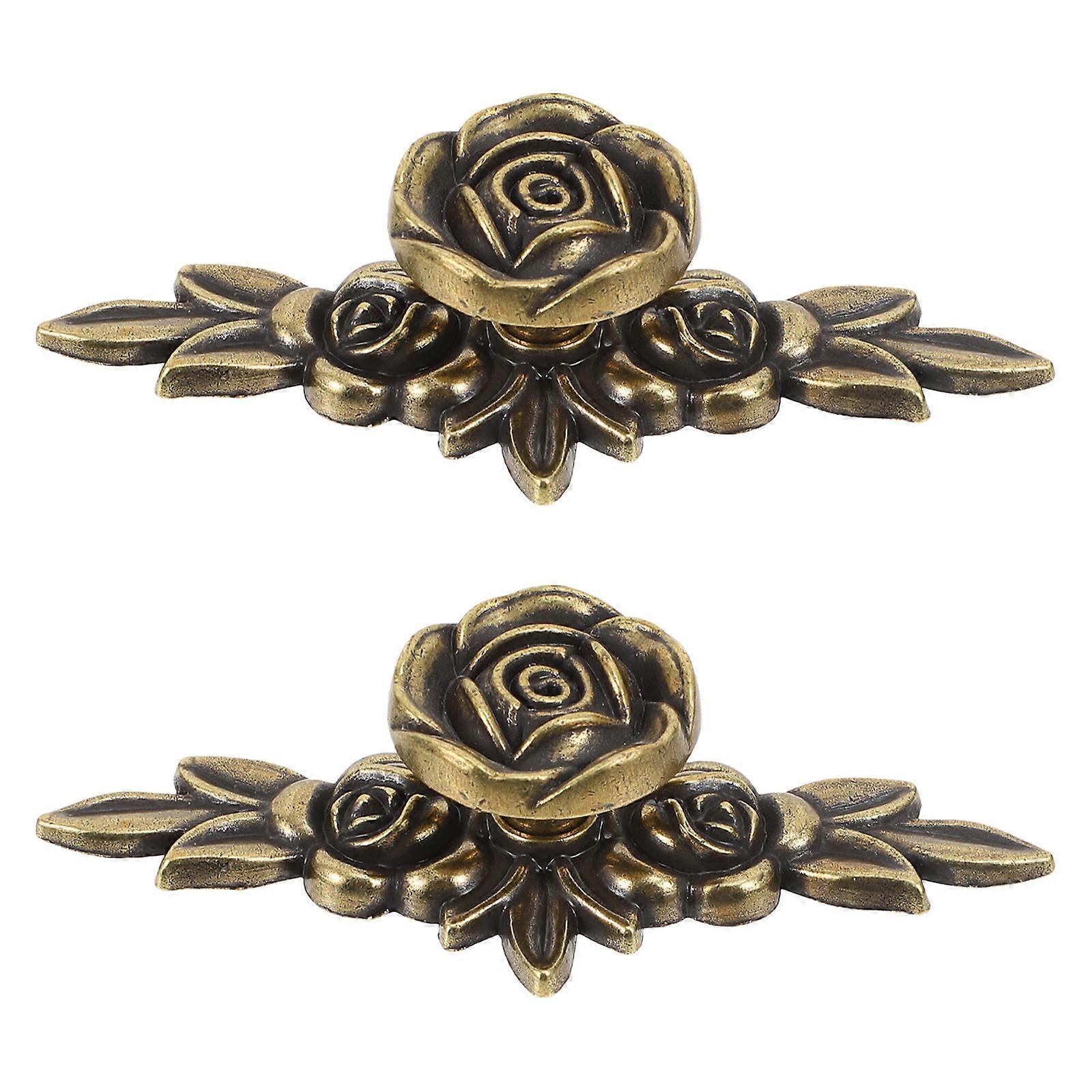 Zinc Alloy Door Knobs, Featuring a Rose Design for Enhanced Beauty