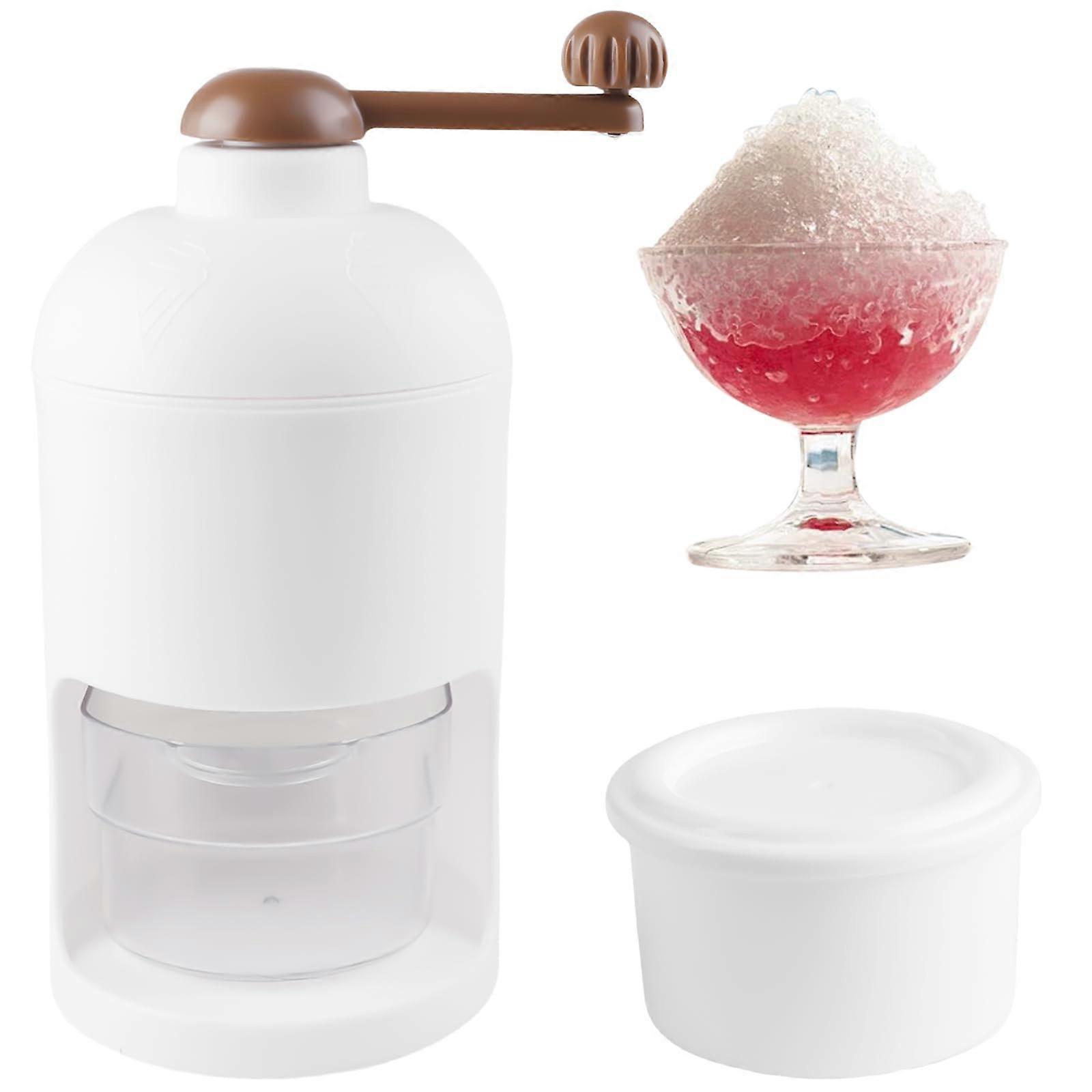 Manual Ice Crusher, Ice Crusher with Manual Crank, Slushy Maker and Ice Machine
