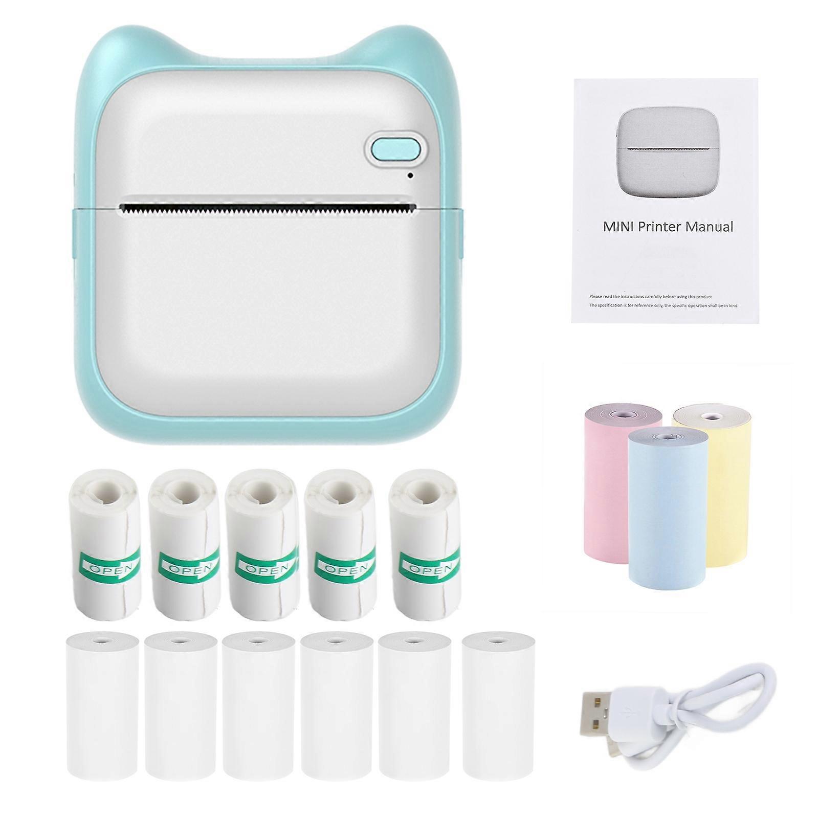 Mini Photo Printer Wireless BT Connection, Suitable for iOS and Android