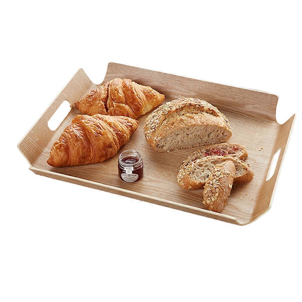 Carved Serving Tray Small Wooden Tray for Entertaining Guests Family Use 1Pcs