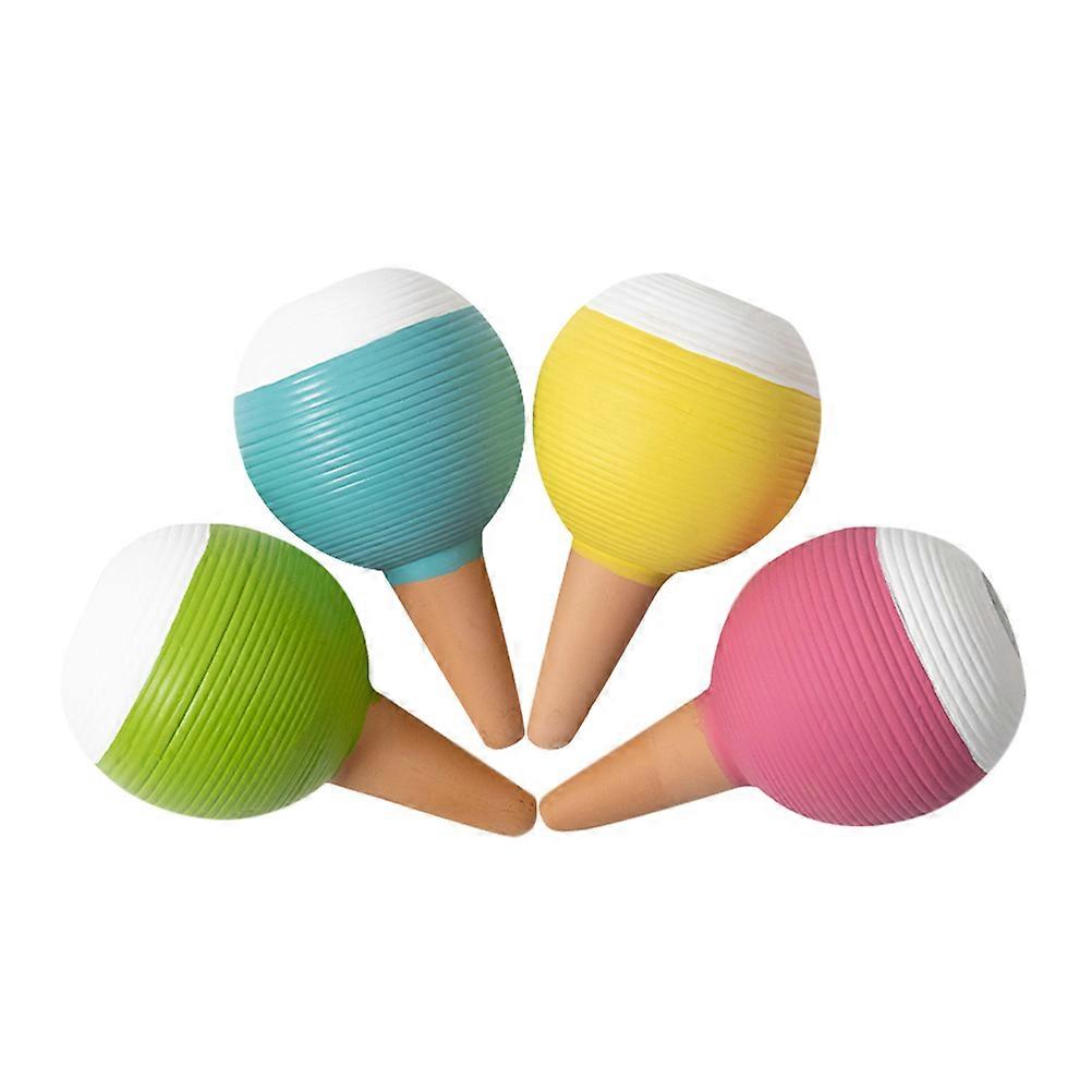 Ceramic Self Watering Spike Globes Devices For Bonsai Automatic Watering Container Spikes 4Pcs
